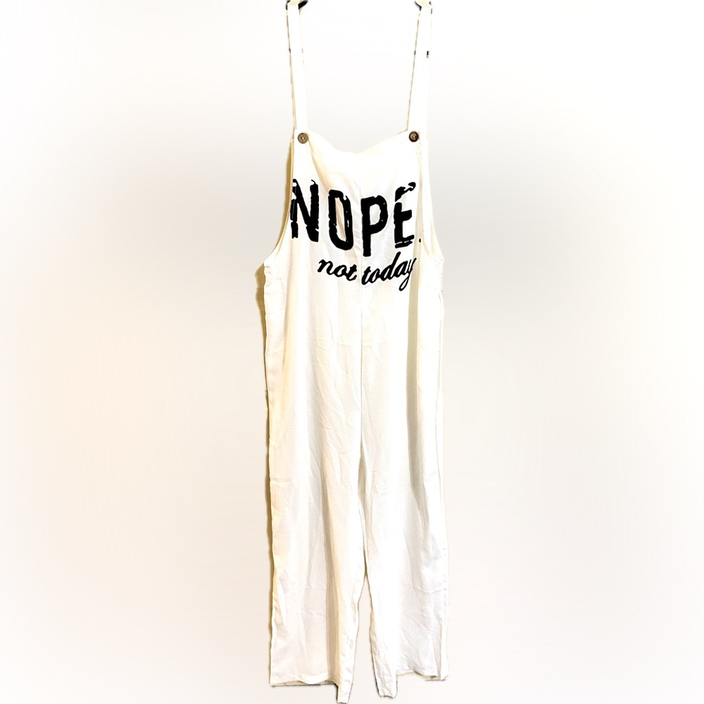 Trendy overalls with Black Script